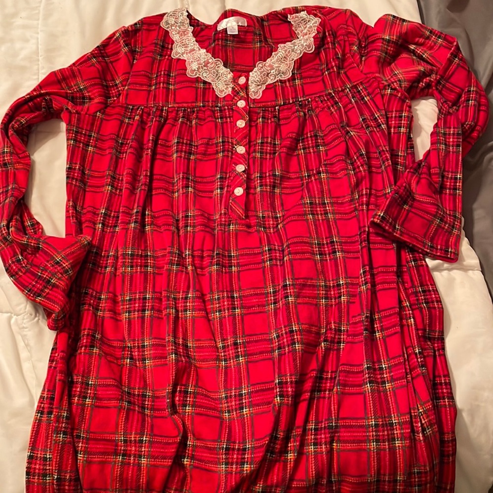 Plaid nightgown